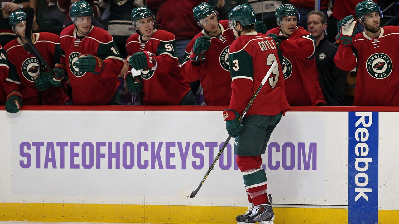 Wild's Coyle scores game-winner day after signing contract extension